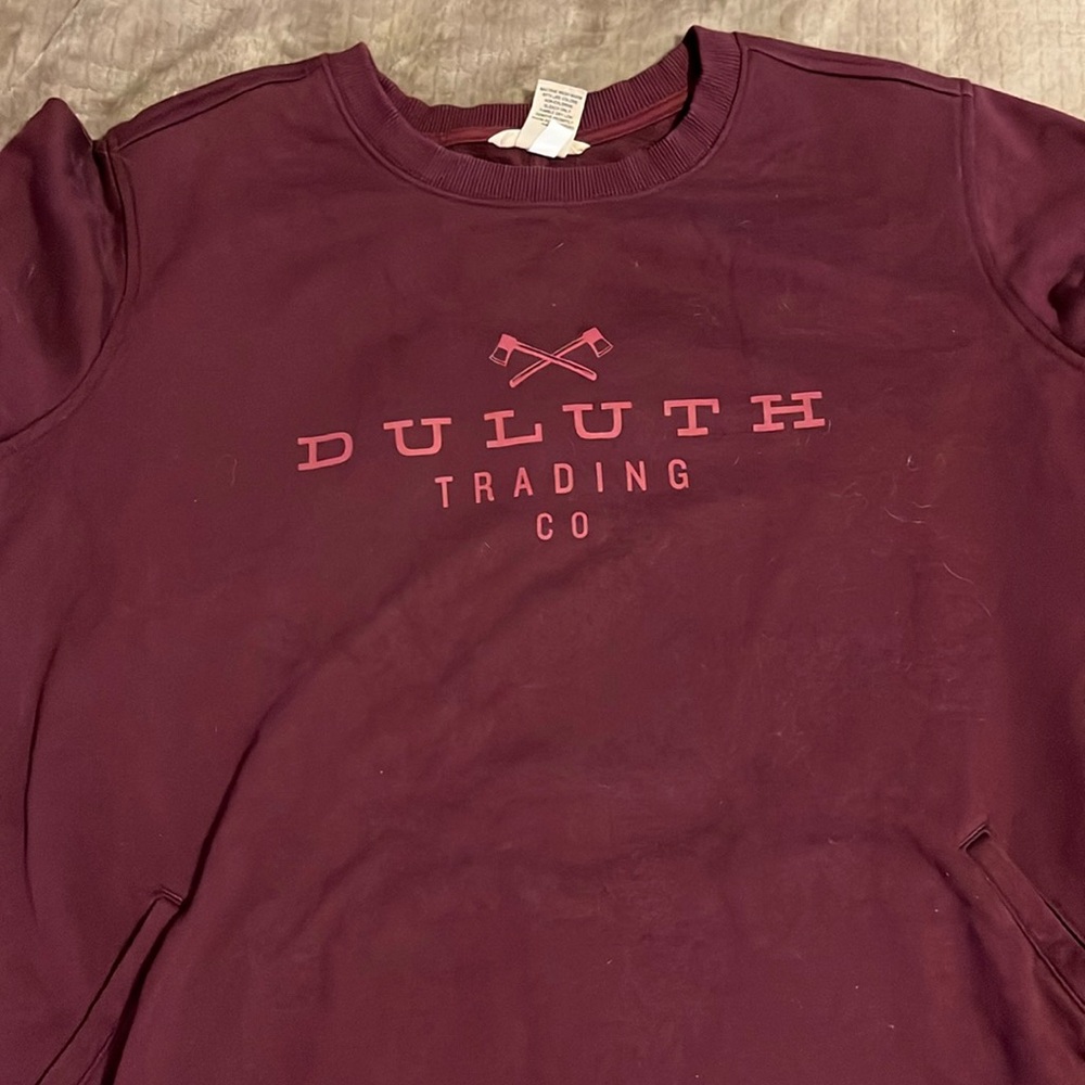 Duluth Trading Company sweatshirt